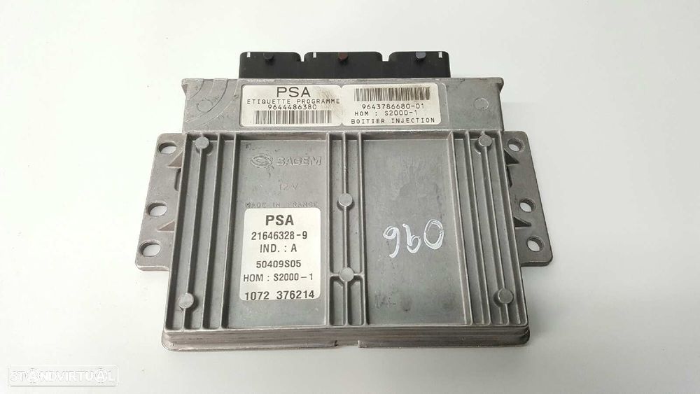 CENTRALINA DO MOTOR UCE CITROEN C5 BERLINA 2.0 HDI CAT (RHZ / DW10ATED) - 1