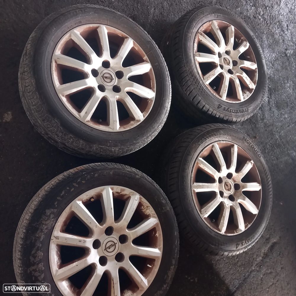 Conjuntos Jantes 16 Opel Astra H com pneus 205 55 16 - 1