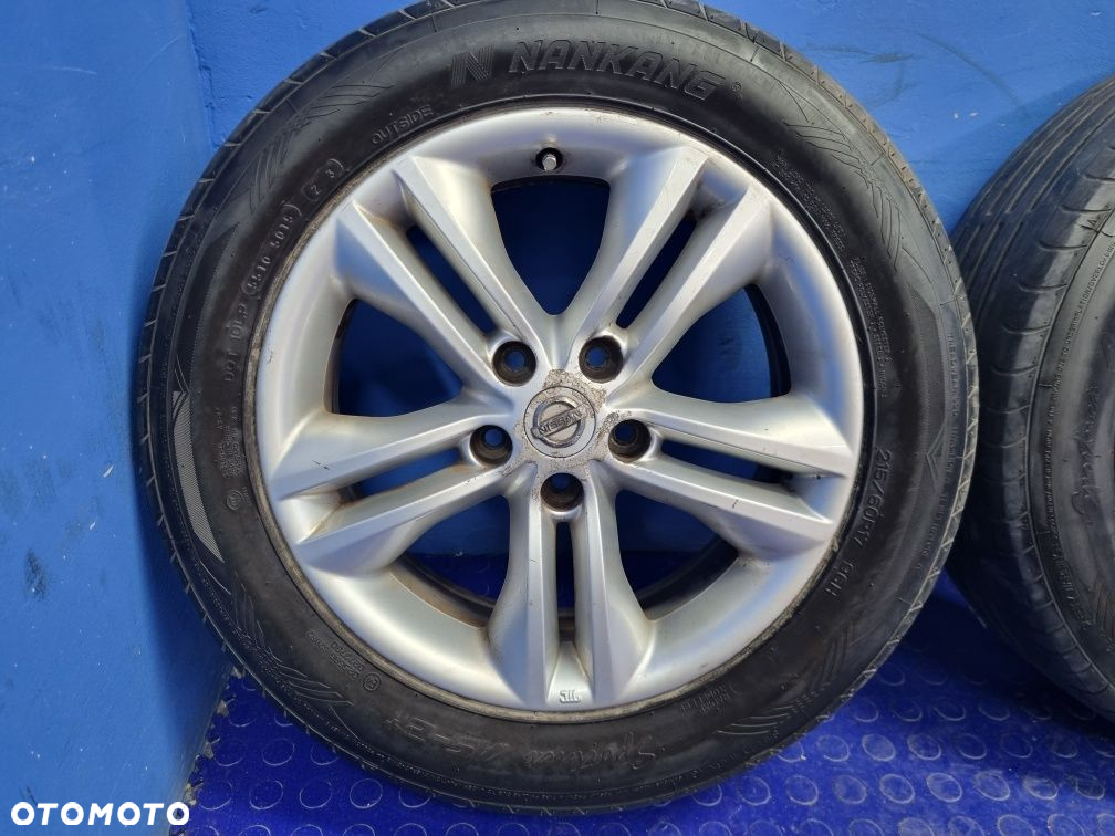 KOMPLET Felg aluminiowych NISSAN Qashqai J10 17 6,5J ET 40 5x114,3 OEM - 5