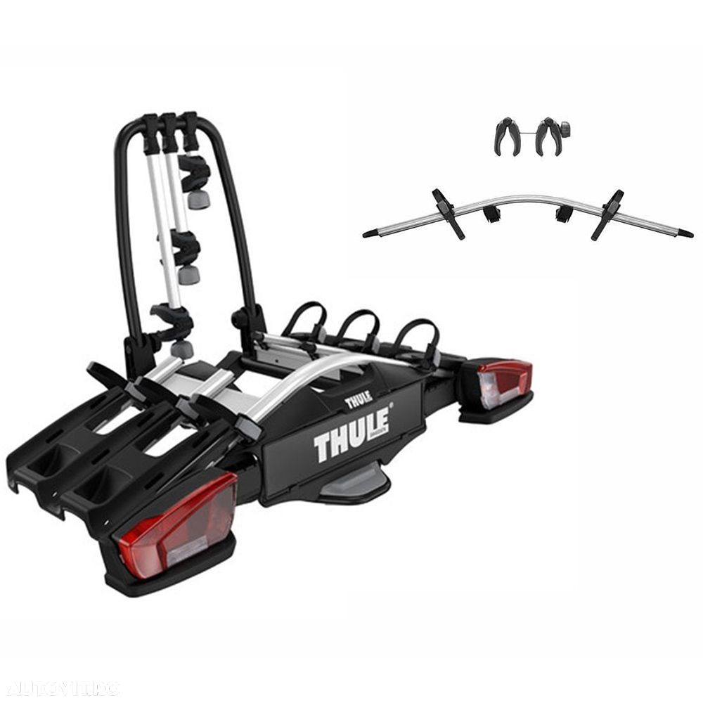 Suport 3(4) biciclete Thule VeloCompact 926 cu prindere pe carligul de remorcare + adaptorul TA9261 - 1