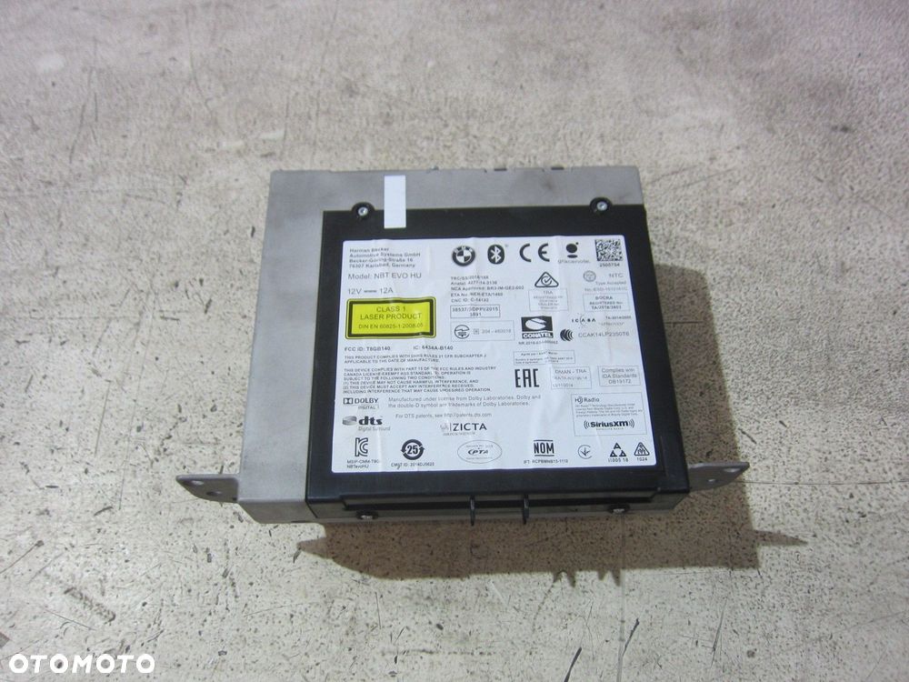 BMW X3 F25 F10 F30 HARMAN MODUŁ CZYTNIK NAWIGACJI NBT EVO 5A24047 9165318 - 2