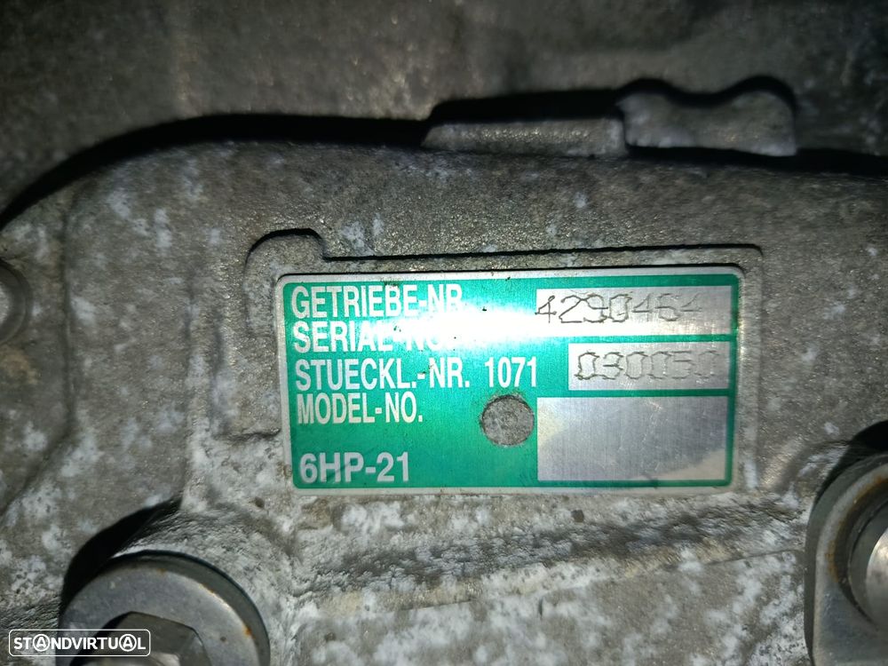Caixa de velocidades BMW 520D 177CV REF: 143W2N 6HP-21 - 8