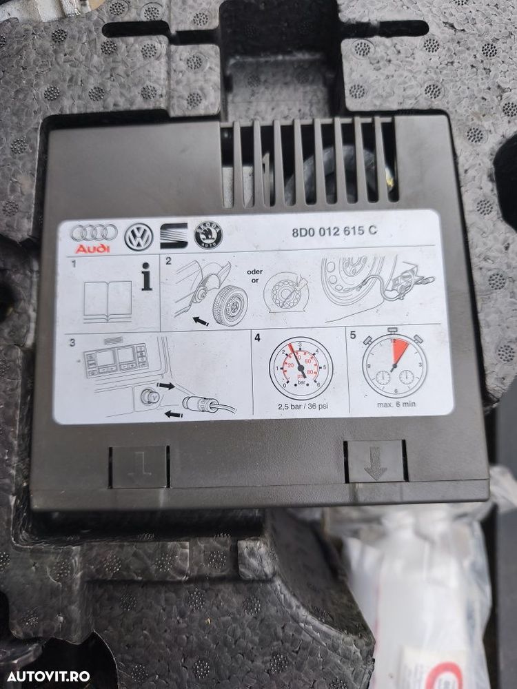 Trusă cric cu cheie de roți /trusă pana Volkswagen Passat B6 B7 CC - 7