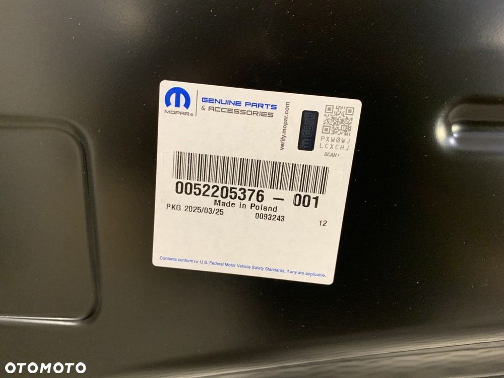 NOWA ORYGINALNA MASKA POKRYWA SILNIKA FIAT 600 23-26 52205376 - 12