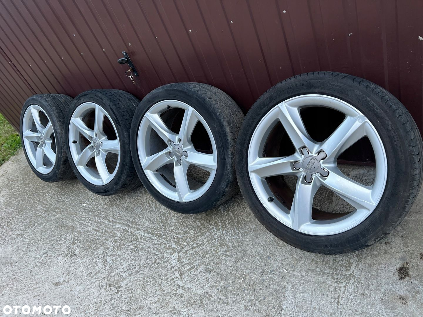 FELGI ALUMINIOWE AUDI A8 S8 D3 4E0601025BA 19 5X112 8,5J ET45 KOMPLET - 3