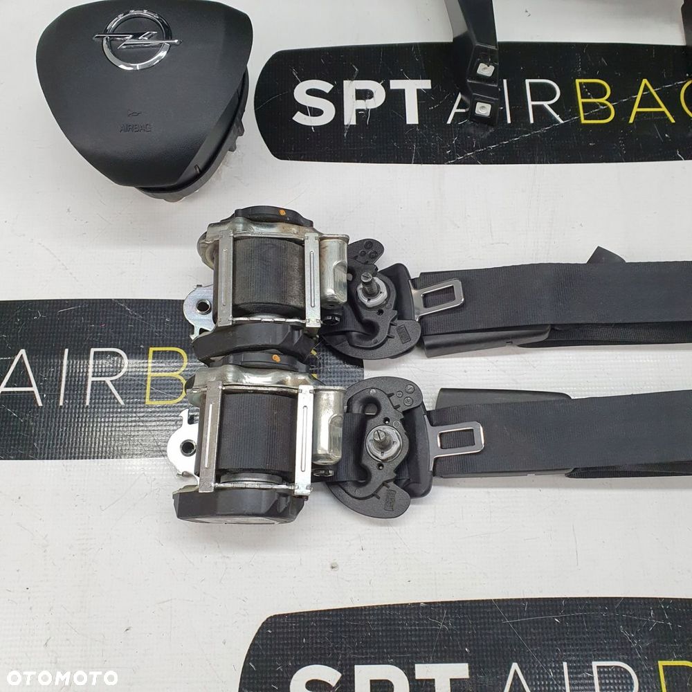 OPEL CORSA F DESKA ROZDZIELCZA KONSOLA KOKPIT PULPIT PODUSZKI AIRBAG AIR BAG PASY KIT SET - 7