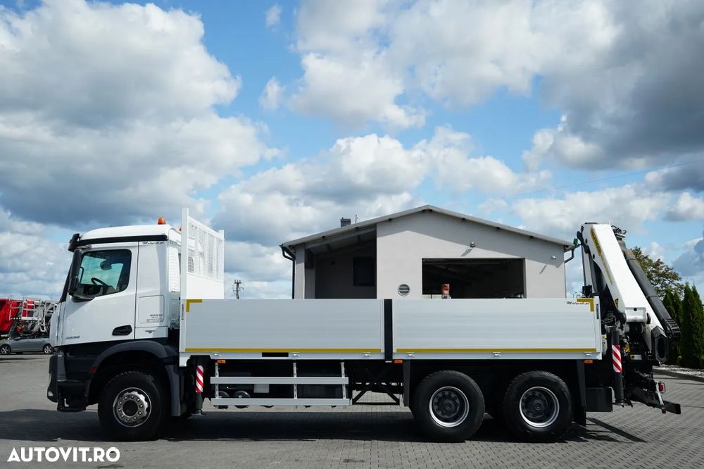 Mercedes-Benz AROCS 2636 / 6x4 / LIVRARE - 6,3 M / PALFINGER PK 22002- EH D- 15 M / MAX. CAPACITATE DE ÎNCĂRCARE 5.700 KG / ROTARE / TELECOMANDĂ / EURO 6 - 8