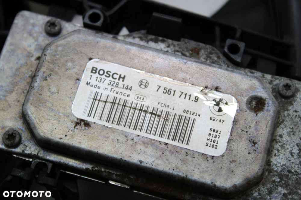 WENTYLATOR CHŁODNICY WODY 7563259 BMW E90 E91 2.0i 150 KM 320I N43 04-10 - 8