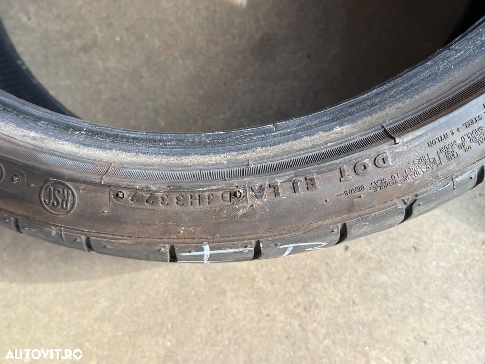 Vând set anvelope 245/35/20-275/30/20 bridgestone de vară cu runflat ca noi - 10