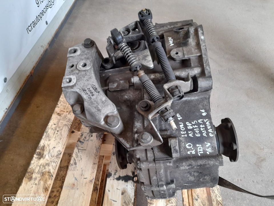 CAIXA VELOCIDADES MANUAL SEAT ALTEA 5P 5P1 2.0 TDI 16V 140CV BKD HDV LEON 1P 1P1 ALTEA XL 5P5 5P8 TOLEDO III 3 MK3 5P2 VW VOLKSWAGEN GOLF V 5 MK5 1K 1K1 PLUS V 5 MK5 5M 5M1 TOURAN 1T1 1T2 JETTA III 3 MK3 1K2 SKODA OCTAVIA II 2 MK2 1Z3 COMBI 1Z5 AUDI A3 8P 8PA 8P1 - 3