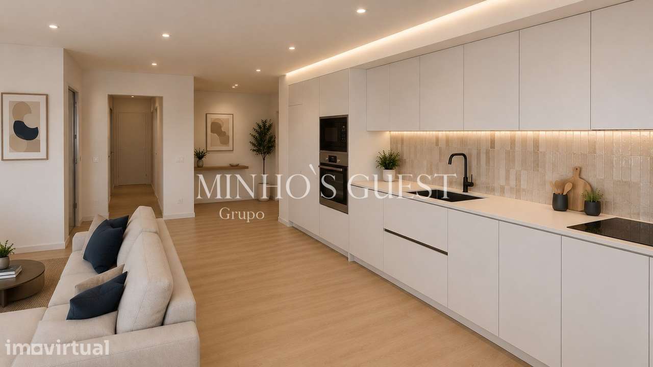 Apartamento T3 Totalmente Remodelado c/ varanda - Maximinos, Braga - Grande imagem: 4/21