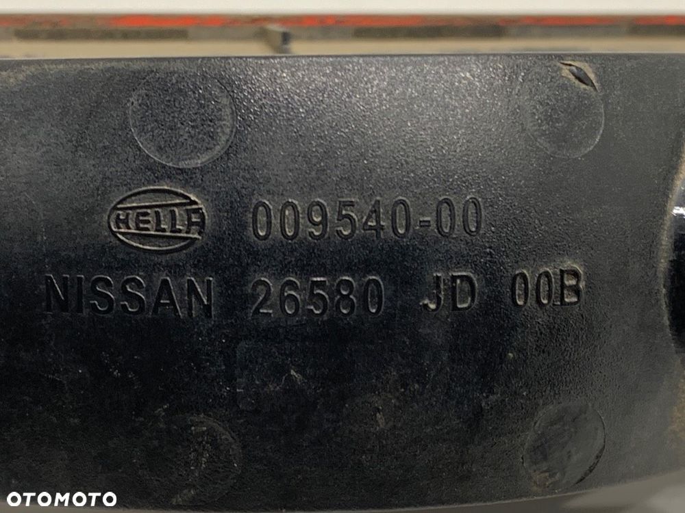 LAMPA ZDERZAKA TYŁ  NISSAN QASHQAI / QASHQAI +2 I (J10, NJ10, JJ10E) 2006 - 2014 1.6 dCi 96 kW [130 - 4