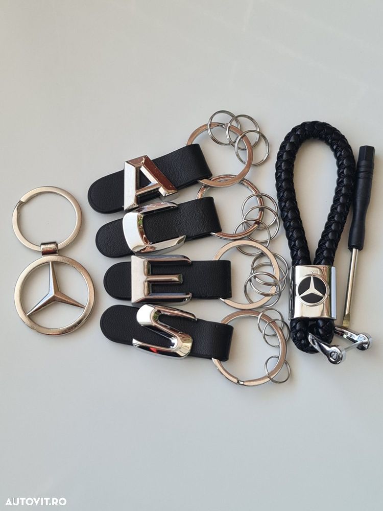 Breloc-Sigla-Logo-Mercedes-A-B-C-E-S-Class-CLS-CLA-ML-GLA-GLC-4-Matic - 1