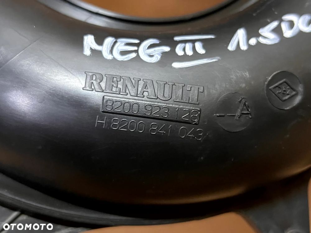 RENAULT MEGANE III 2008-2016 1.5 DCI PRZEWÓD POWIETRZA RURA WĄŻ REZYSTOR 8200923128 - 4