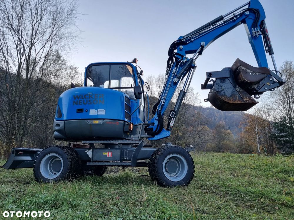 Wacker Neuson 6503 wersja 7 Koparka Kołowa 8 ton 3x łamane ramie Tylko 929 mtg jak Nowa z Salonu 2015r Import Norwegia Silnik YANMAR zero luzów wycieków 2 łyżki Okazja KLIMA Pompa ON - 39