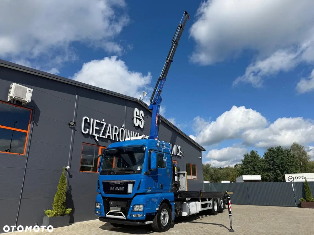 MAN MAN TGX 26.520 // E6 // Klimatyzacja / PLATFORMA Z ŻURAWIEM PM 23P // dźwig, pomoc drogowa, crane, kran // Świeżo sprowadzony z Niemiec - 11