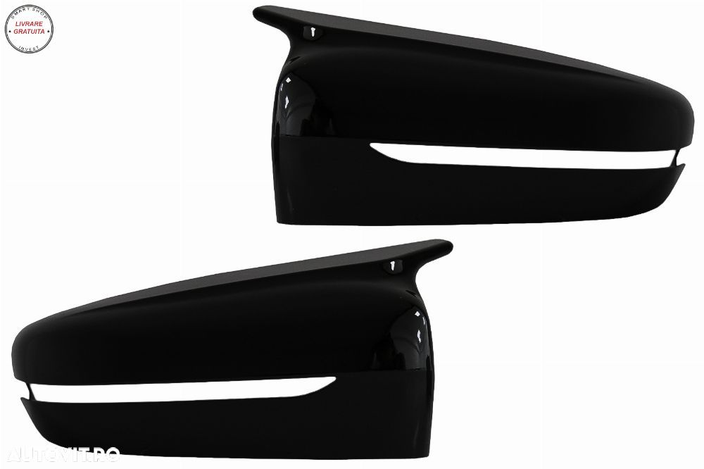 Capace oglinzi BMW 3 Series G20 G21 G28 (2017-up) M Sport Design Negru Lucios LHD- livrare gratuita - 1
