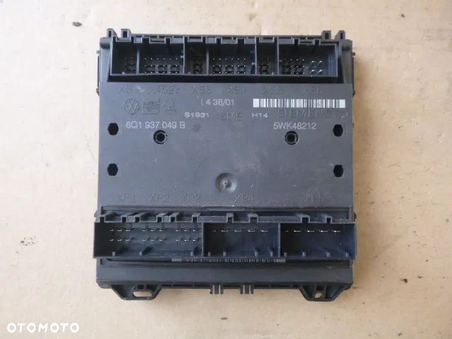 ZESTAW STARTOWY STACYJKA KOMPUTER IMMOBILIZER LICZNIK VOLKSWAGEN POLO 9N 1.4 TDI - 7