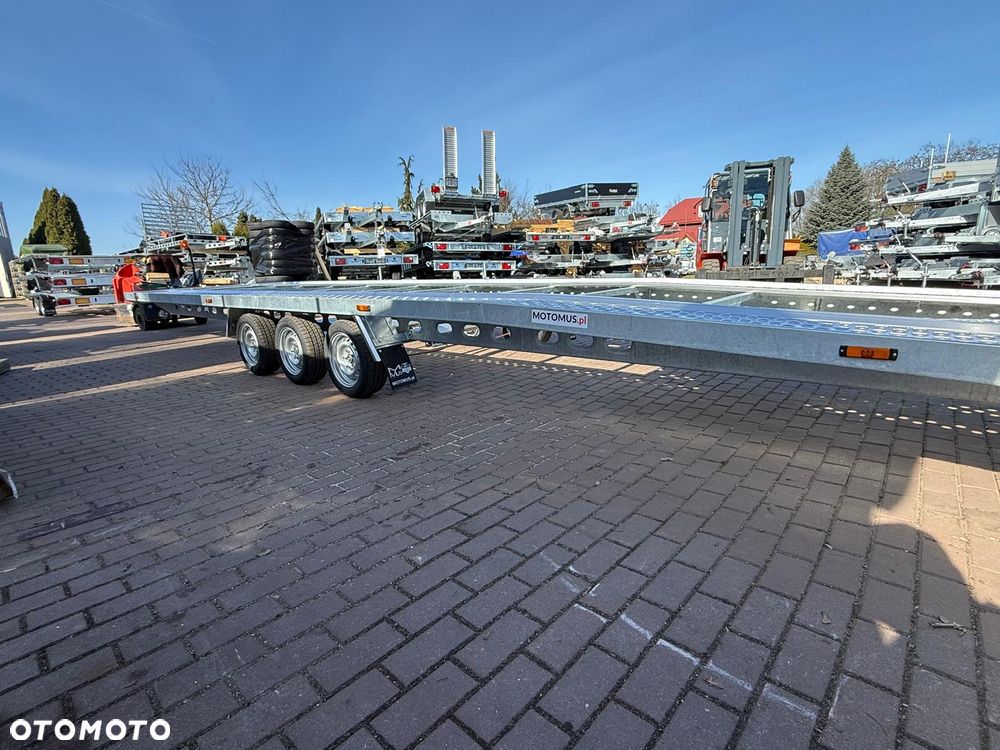 Gala BBG Laweta Gala raz łamana 8,5x2,05m 3 osie DMC 3500kg koła 195r13c super lekka 850 kg dostawa MOTOMUS - 6