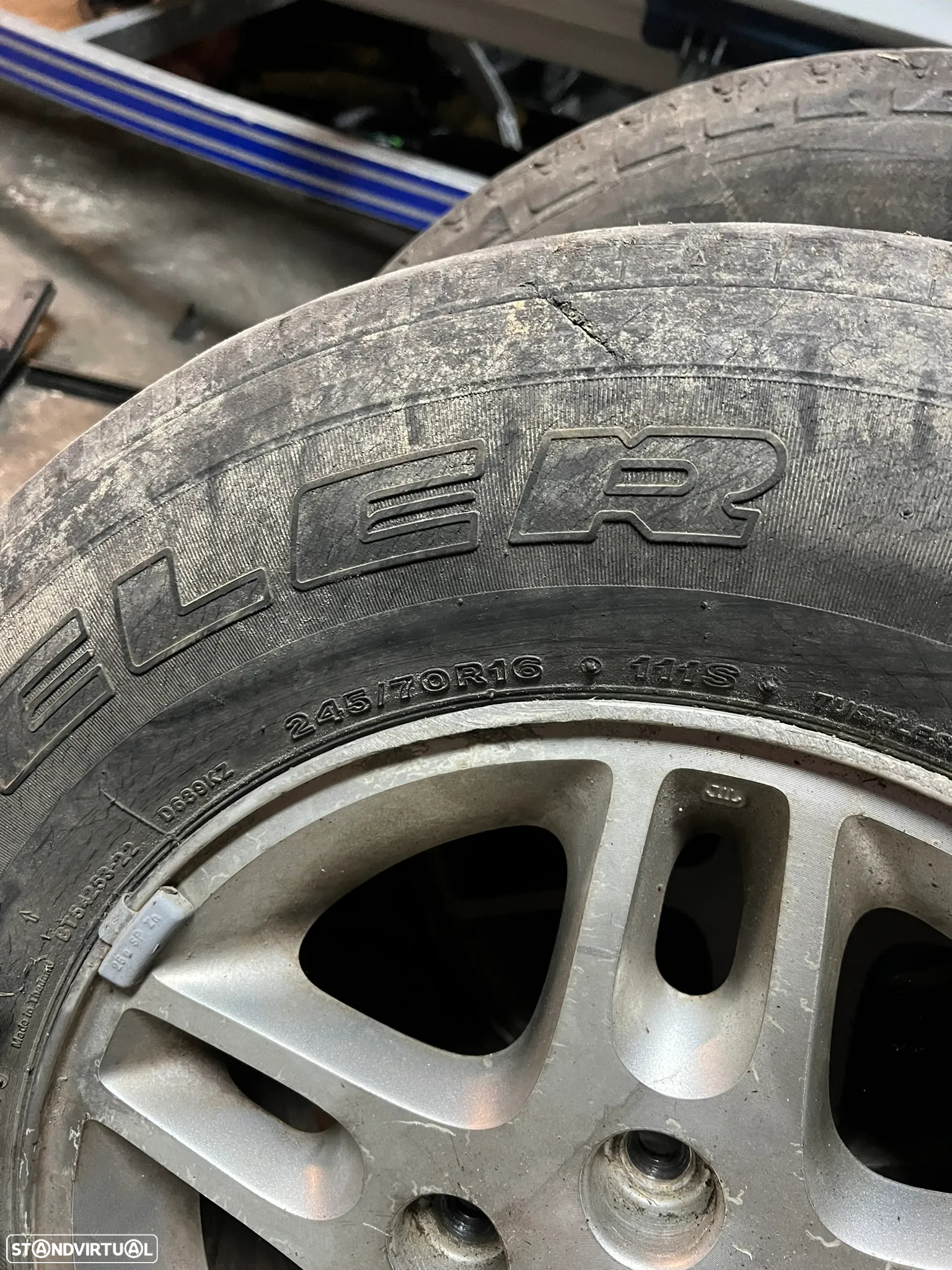 4 Jantes + 4 Pneus 245\70 R16 Jeep Grand Cherokee WJ 1999-2005 - 2