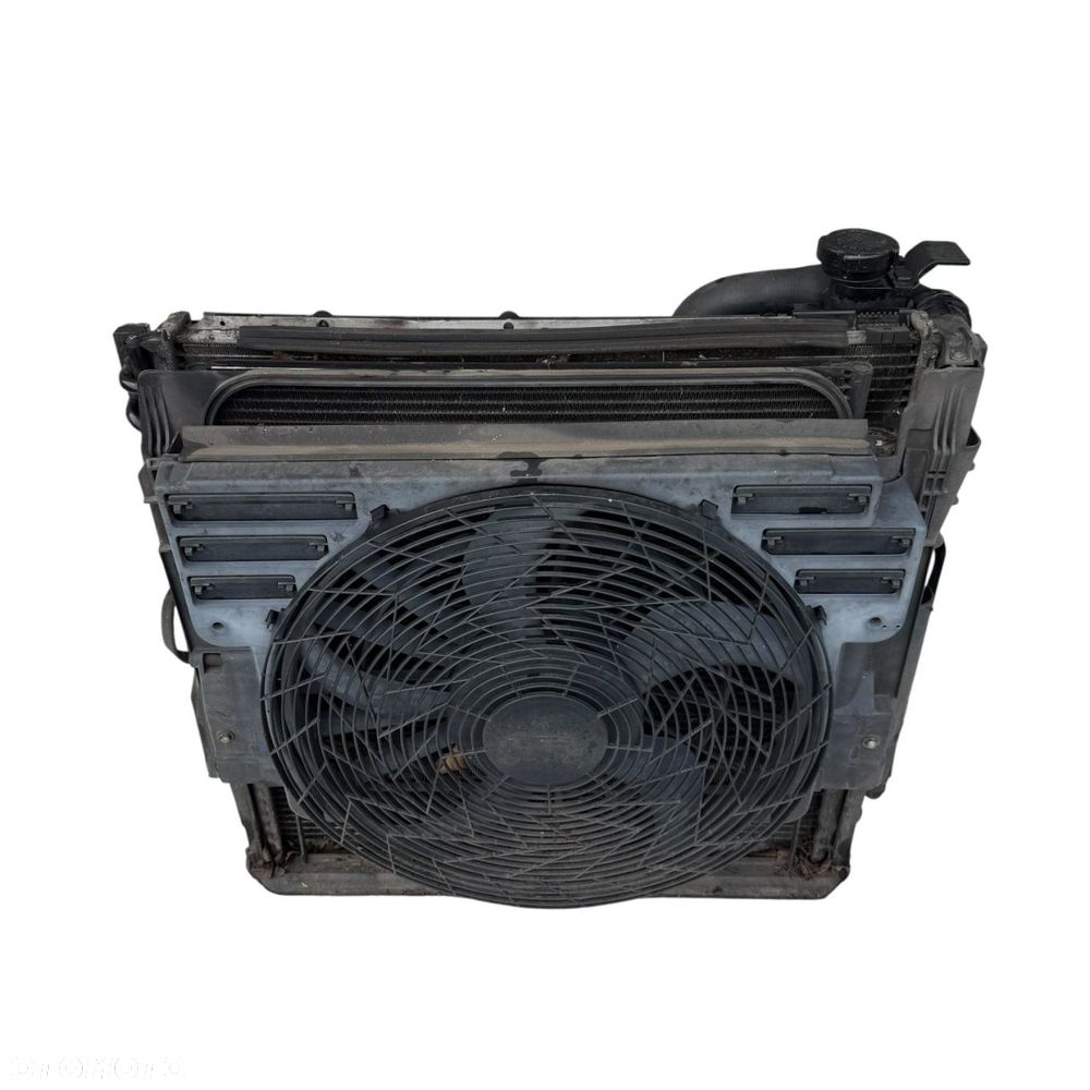 Wentylator chłodnice komplet BMW X5 E53 3.0 i automat - 7
