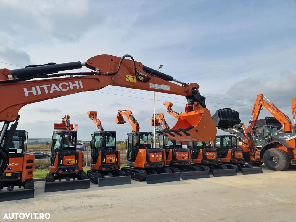 Hitachi ZX33U-6, Masa Operationala 3,7t, 2023, 1.305h, CUPLA RAPIDA HIDRAULICA+3 CUPE NOI, SistemAntifurt, Inst picon, senile 80% bune, Aer conditionat, Adancime sapare 5m, Ridica 2,8tone, Motor 25CP, posibilitate leasing 4 ani, CA NOU-PROMOTIE 36900 EUR+Tva - 30
