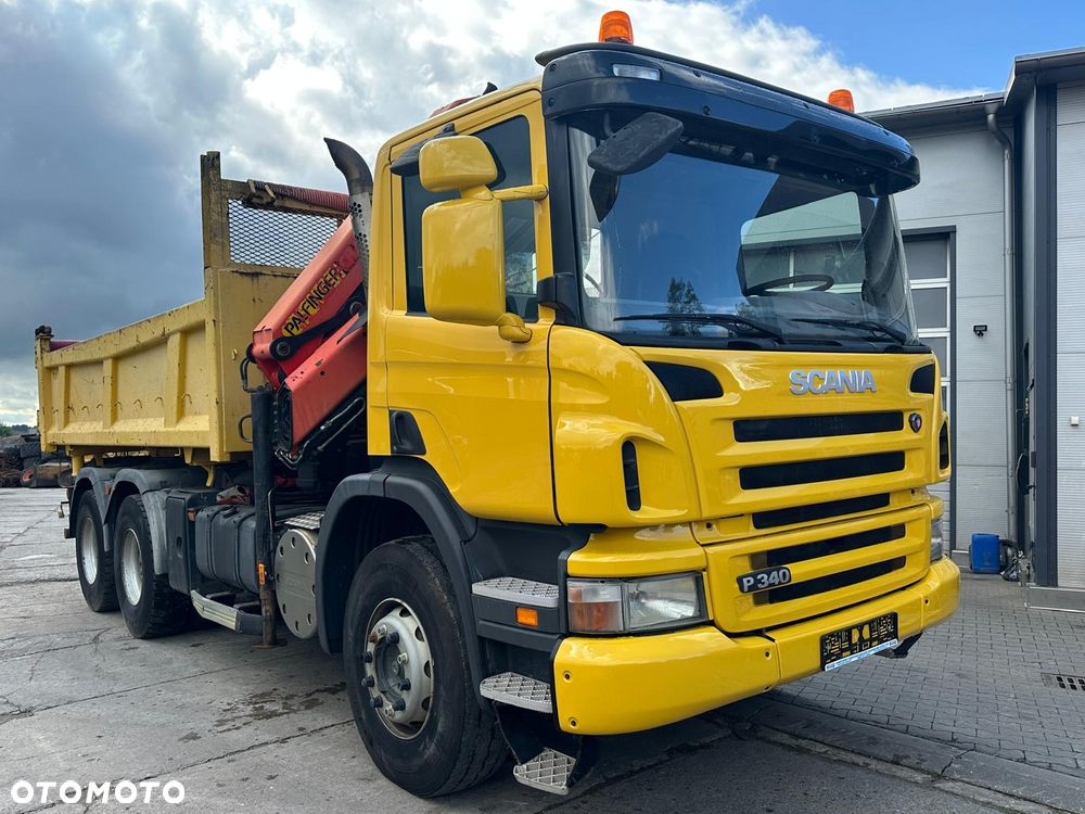 Scania P340  Wywrotka  + żuraw - 2