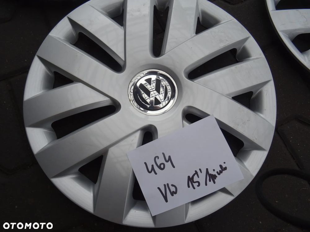 VOLKSWAGEN Oryginalne Kołpaki 15 na spinki - 7