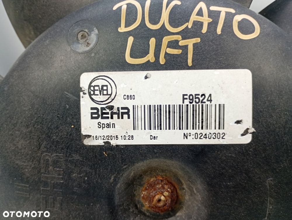 wentylator chłodnicy wiatrak Fiat Ducato III Boxer Jumper 3.0 HDI F9524 878423S - 3