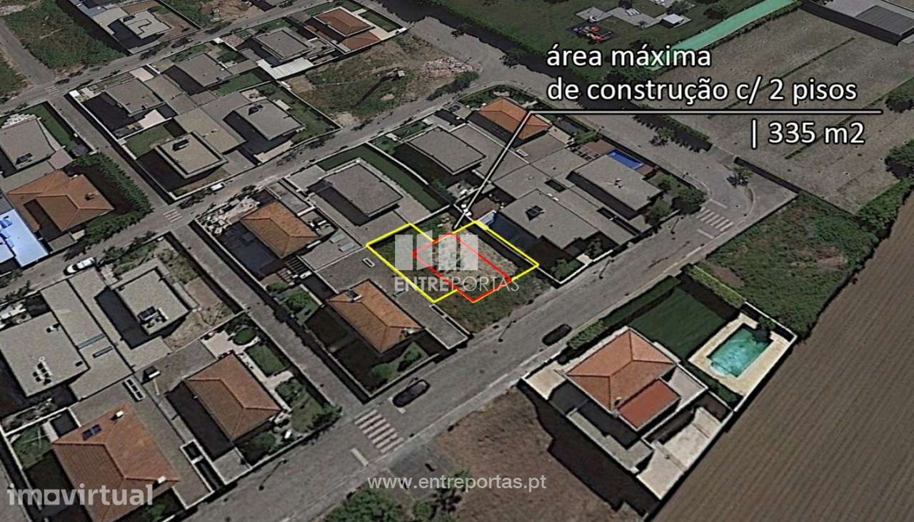 Venda de Lote com 384m2, Balazar, Póvoa de Varzim - Grande imagem: 2/3