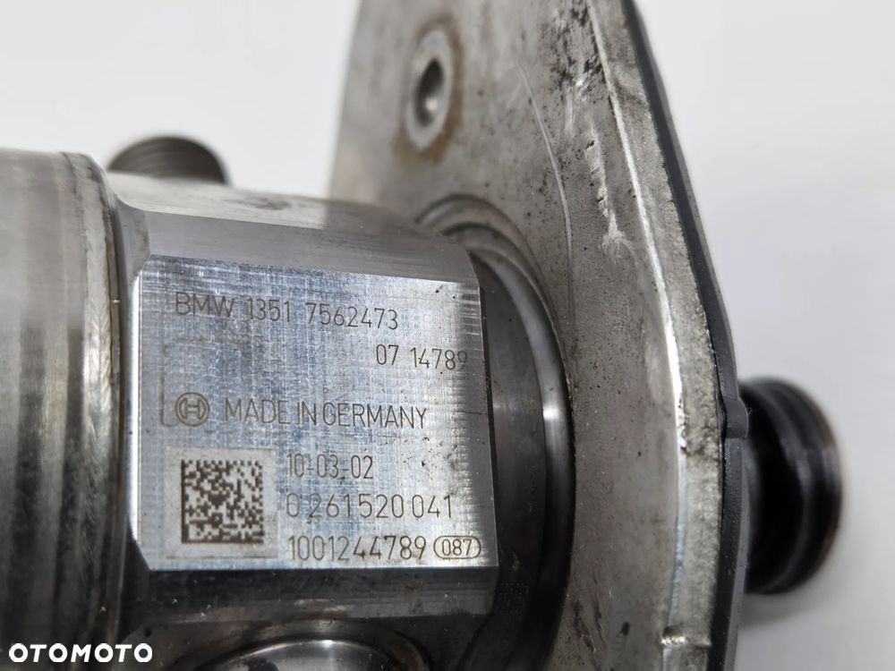 BMW E90 E87 POMPA WYSOKIEGO CIŚNIENIA CZUJNIK ZAWOR  7562473 - 7