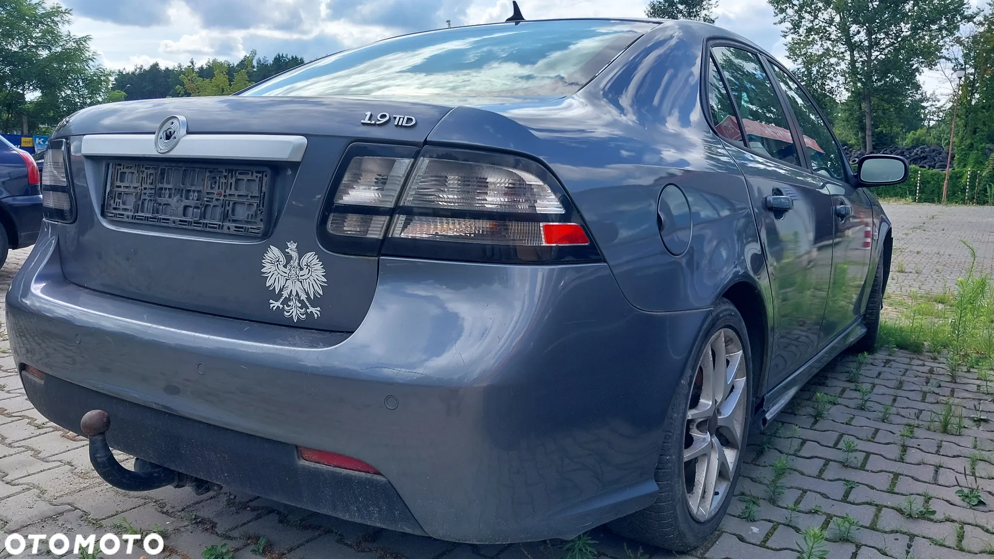 Saab 9-3 93 II Lift FL pakiet Aero Vector Sport silnik 1.9 CDTI 150 KM skrzynia automat drzwi maska zderzak klapa lakier 303 przewody sprężarka panel klimatyzacji NA CZĘŚCI - 7