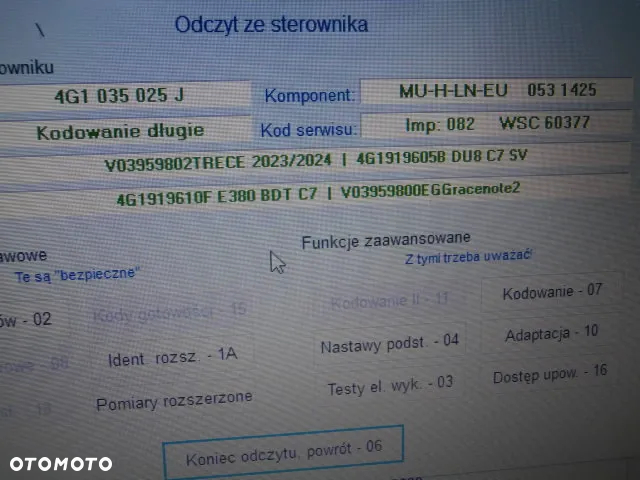 MIB II 2 AUDI A6 A7 4G1035025D SIM CPOFF UNLOCK 4G1035025C TUNER DAB 4G1035025J - 15