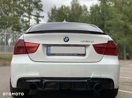Spoiler Lotka Dokładka BMW E90 Dokładka Tylna MP Czarny Połysk - 2