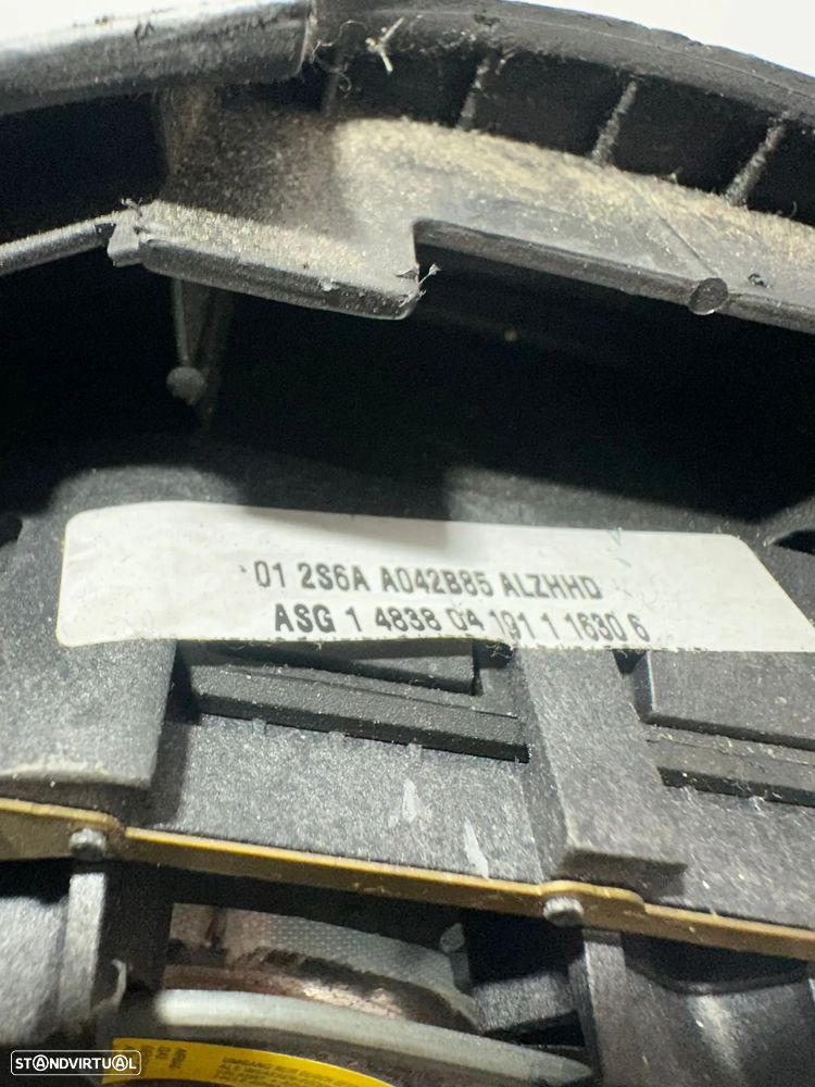 .Airbag Volante Guiador Original Ford Fiesta 5 Fusion MK1 2S6AS042B85ALZHHD 2001 - 2012 - 8