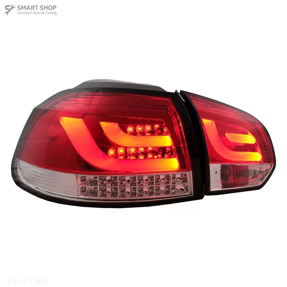 Stopuri LED VW Golf 6 VI Hatchback (2008-2013) Rosu Clar - 6