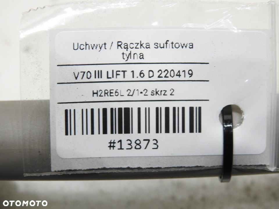 RĄCZKA UCHWYT PODSUFITKI TYŁ VOLVO V70 III - 10