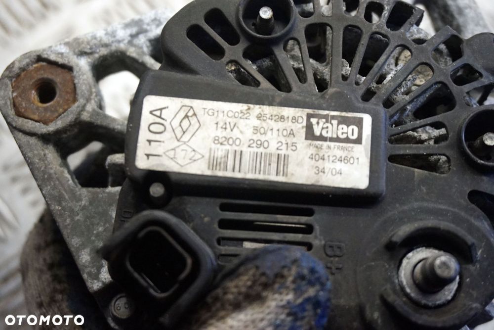 ALTERNATOR LAGUNA II PH1 1.9 DCI 8200290215 110A RENAULT 2001-2005 - 6