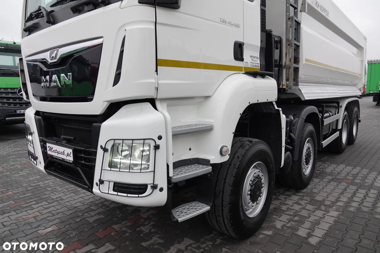 MAN TGS 41.460 / 8x8 / WYWROTKA TYLNOZSYP / MANUAL / KH-KIPPER / EURO 6 / 2019 ROK / PO KONTRAKCIE SERWISOWYM - 10