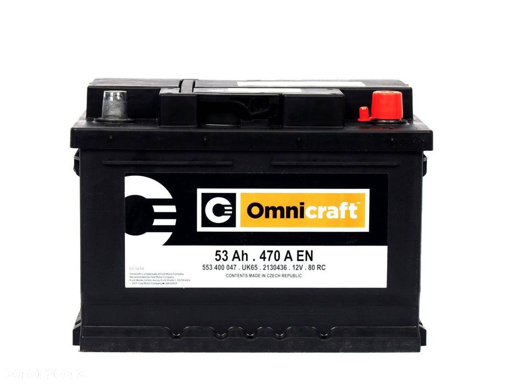 Akumulator Omnicraft 53Ah 470A 2130436 - 2
