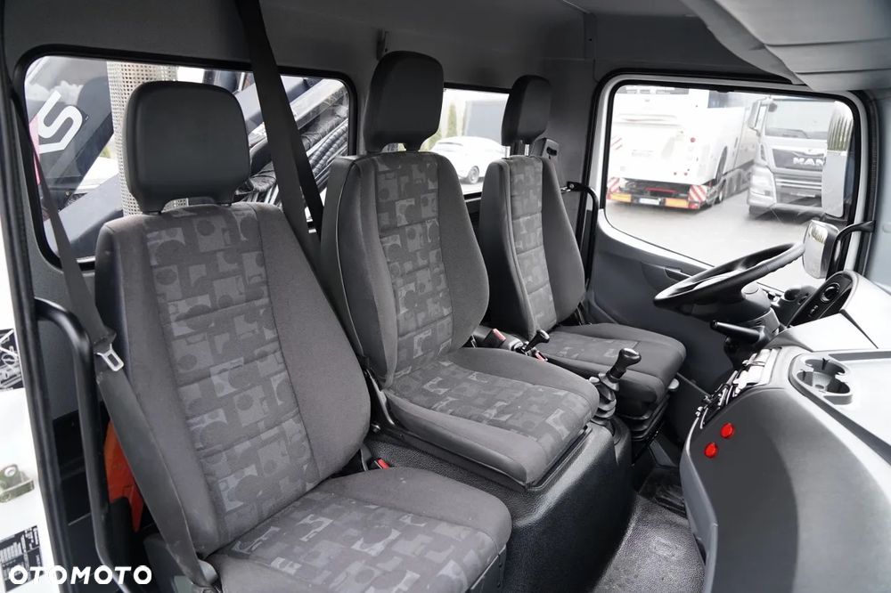 Mercedes-Benz ATEGO 1218 / 4x2 / WYWROTKA + HDS HIAB 0088 BS-3  / PILOT  /MANUAL - 34