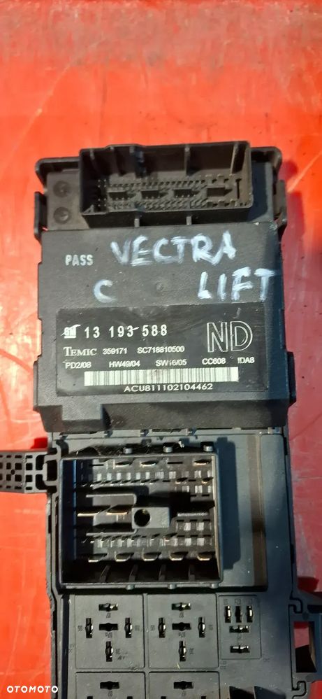 Moduł komfortu OPEL VECTRA C lift  1.9 CDTI 13193588 - 2
