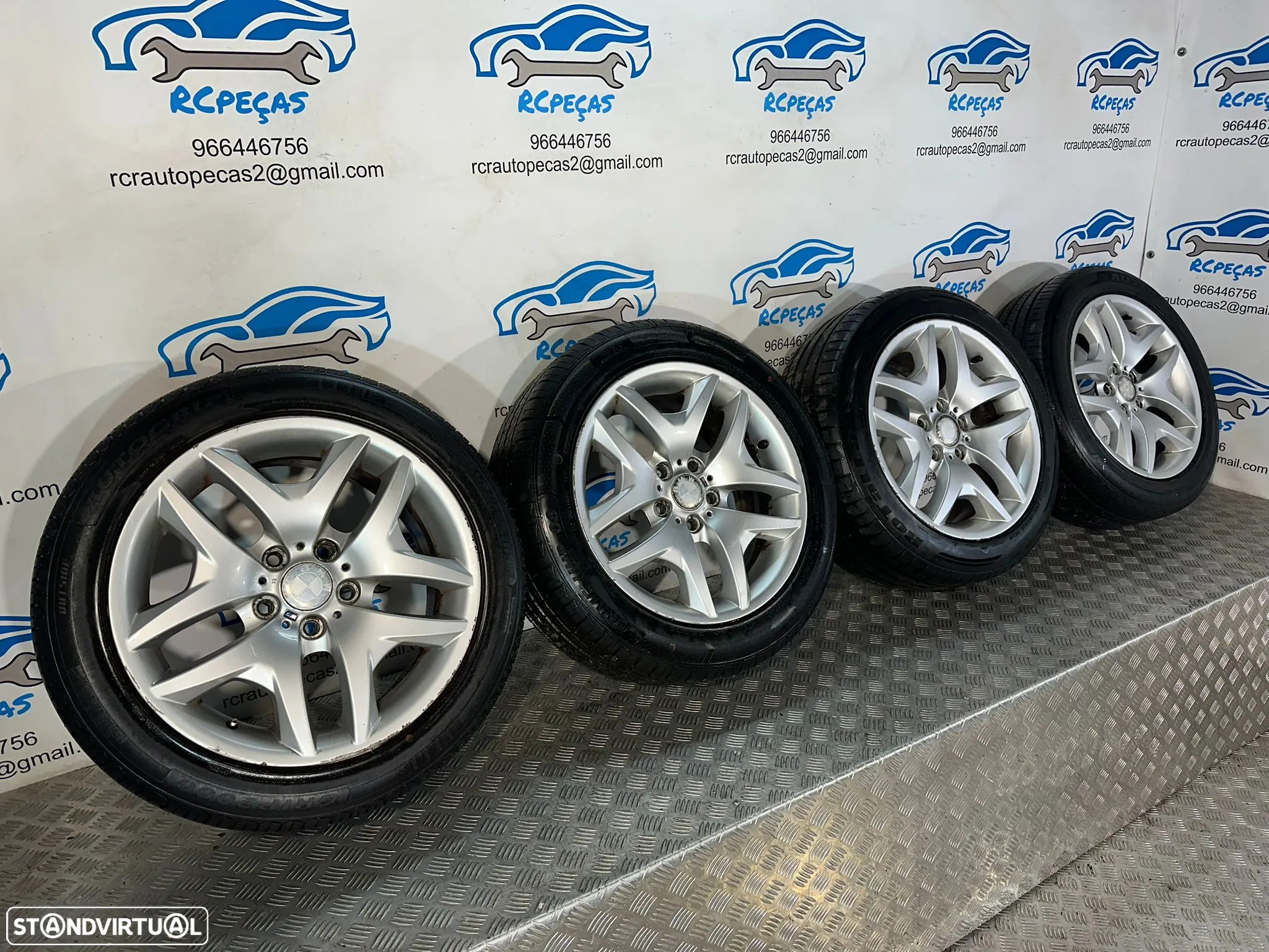.Conjunto Jantes 18 Originais Pack M Style 192 BMW X3 8J ET44 9J ET51 5x120 3415615 3415614 - 3
