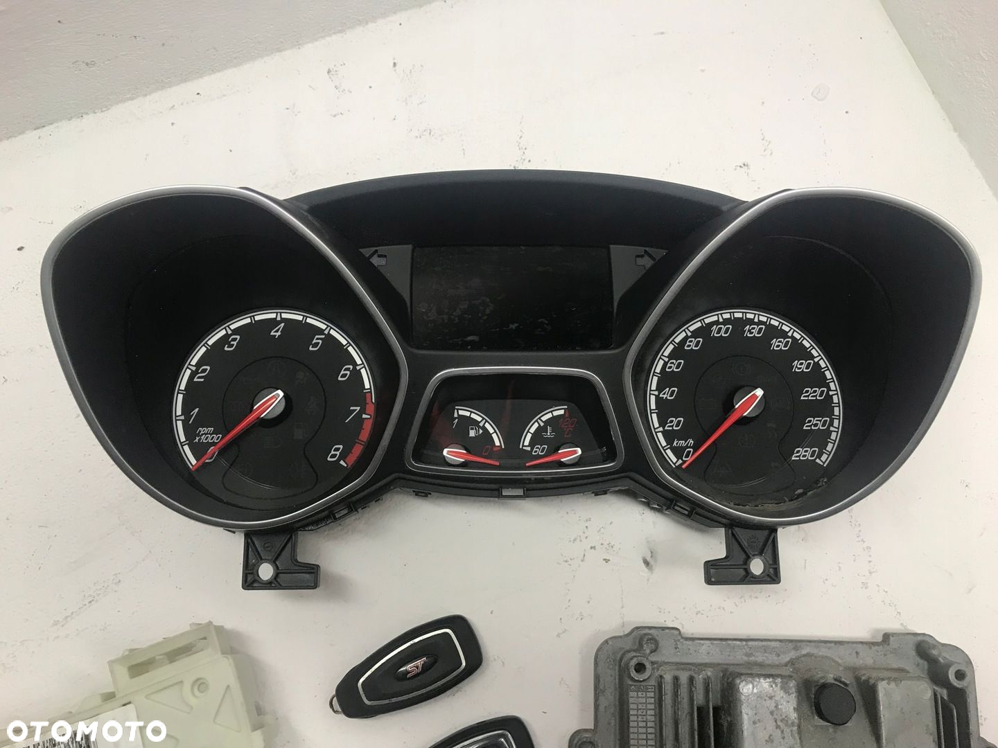 FORD FOCUS MK3 ST 2.0 TdCI ZESTAW DO ODPALANIA KOMPUTER LICZNIK KLUCZYK EU - 2