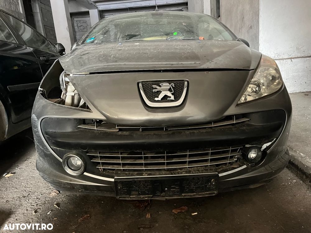 Bara fata completa Peugeot 207 CC cabrio gri inchis 2007 - 10