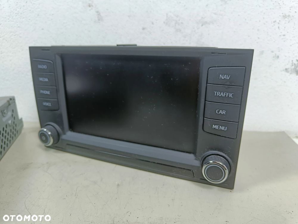 Radio Seat Leon 3 III Wyświetlacz Czytnik Jednostka Nawigacja 5QA035858 5F0919604A - 6