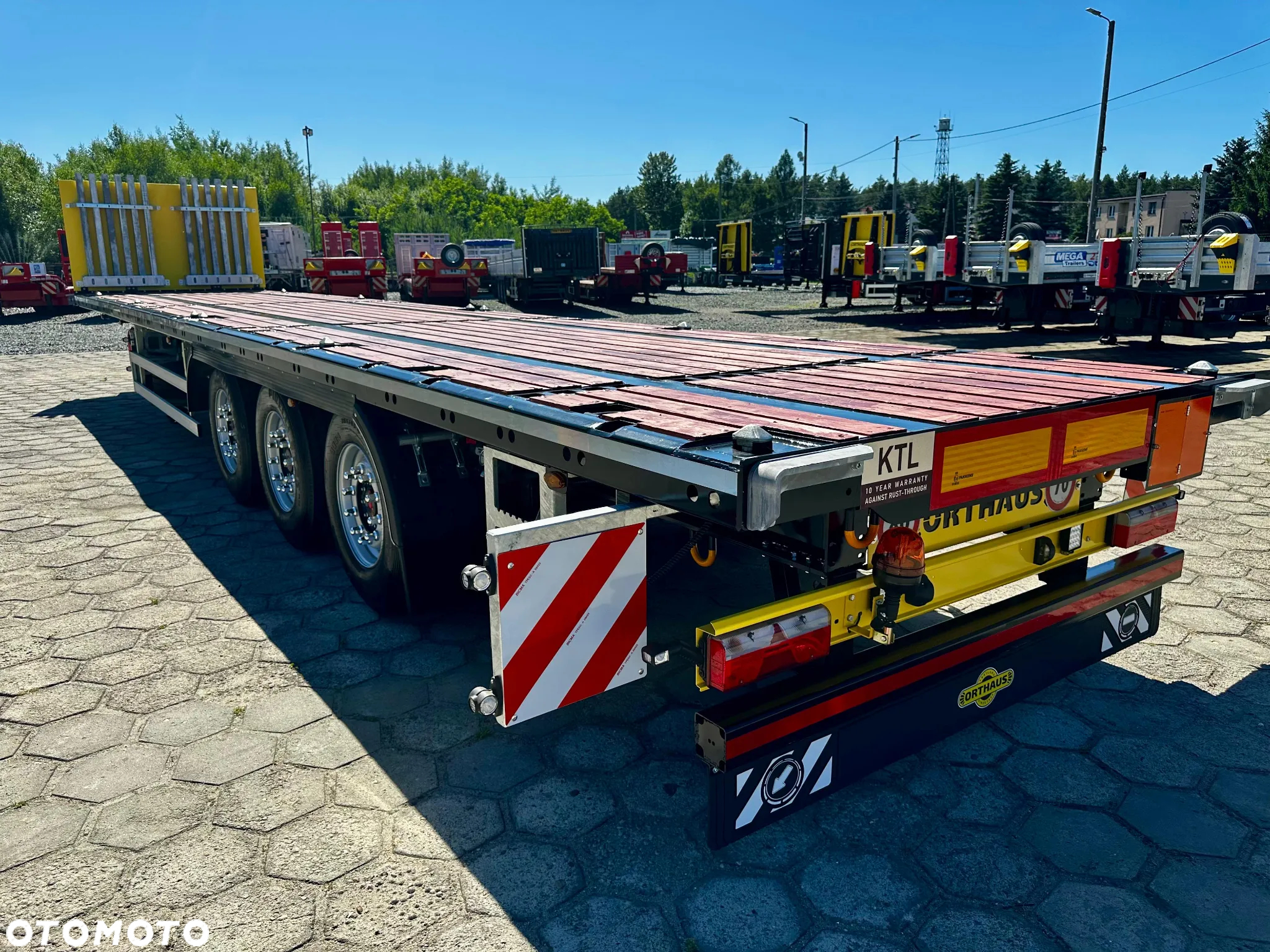 Orthaus Naczepa Platforma UNIWERSALNA / Burtowa / STOCK !! - 4