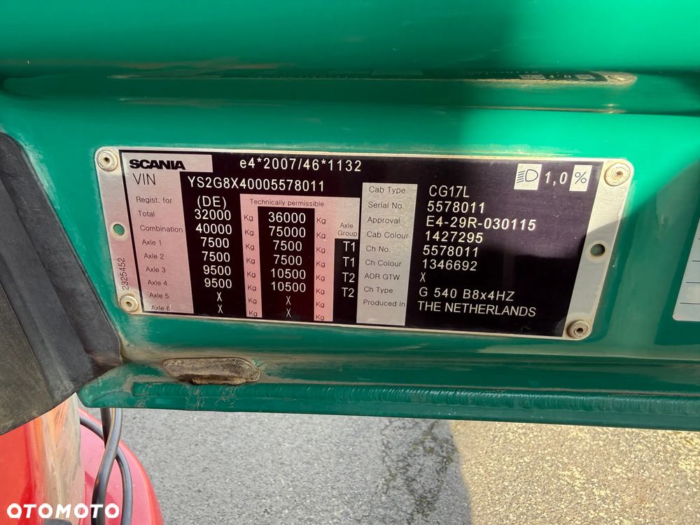 Scania G 540 XT 8X4 DAUTEL BORDMATIC - 12