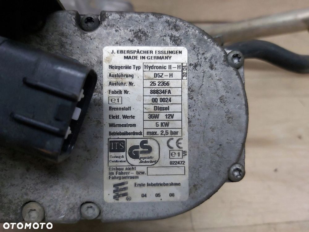 Toyota Corolla E12 Verso Avensis T25 WEBASTO ogrzewanie postojowe D4D - 4