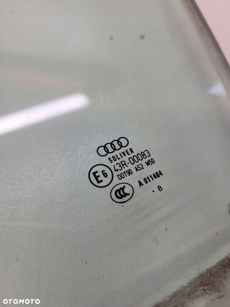 SZYBA DRZWI LEWY PRZÓD AUDI A6 C6 LIFT 2008R - 3